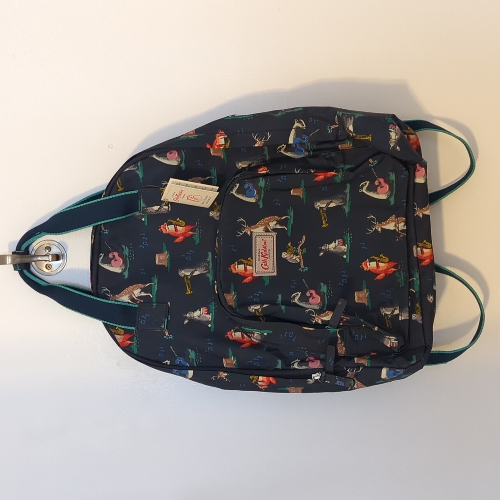 Cath Kidston multi pocket backpack animals